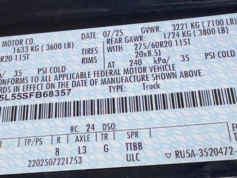 New 2025 Ford F150 Lariat w/ Equipment Group 502A High image 30