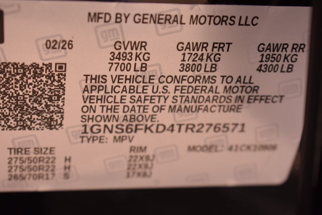 New 2026 Chevrolet Suburban Premier w/ Sun And Tow Package AWD/4WD image 45