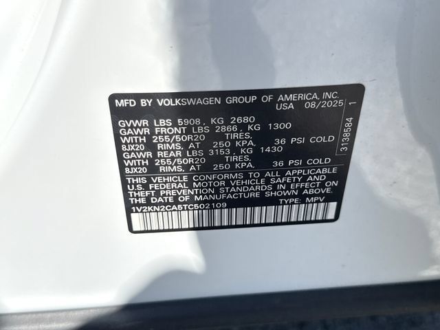 Certified 2026 Volkswagen Atlas SE AWD/4WD image 26