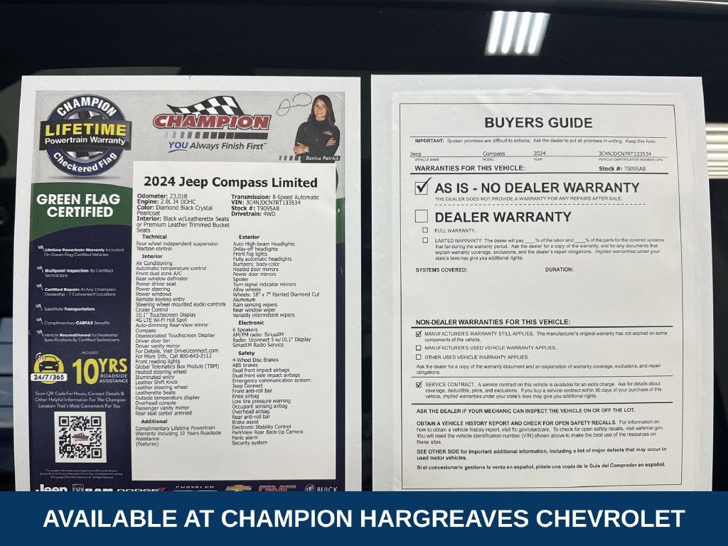 Used 2024 Jeep Compass Limited AWD/4WD image 43
