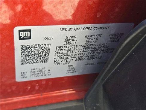 Certified 2024 Chevrolet Trax RS w/ Sunroof Package FWD image 15