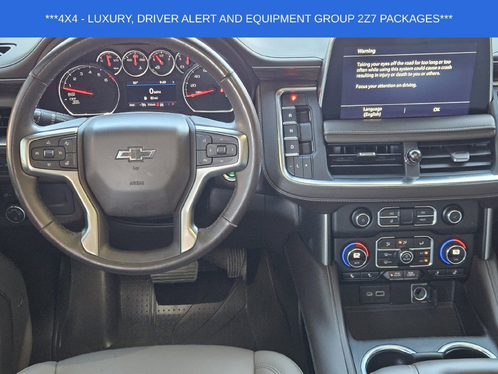 Used 2021 Chevrolet Tahoe Z71 w/ Luxury Package AWD/4WD image 27