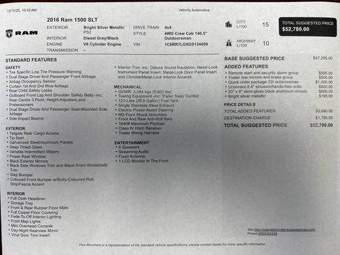 Used 2016 RAM 1500 Outdoorsman image 25