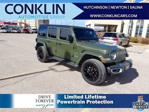 Used 2023 Jeep Wrangler Unlimited Sahara w/ Cold Weather Group image 1