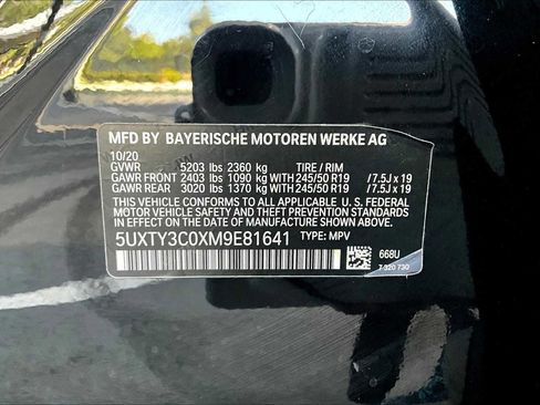 Used 2021 BMW X3 sDrive30i w/ Convenience Package image 37