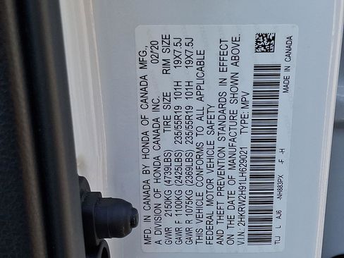 Used 2020 Honda CR-V Touring image 27