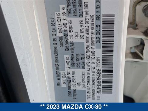 Used 2023 MAZDA CX-30 2.5 Turbo w/ Premium Package AWD/4WD image 24