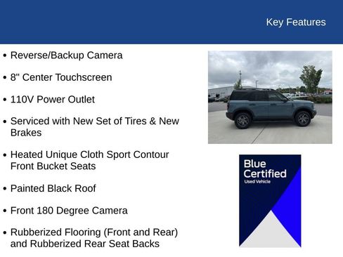 Certified 2023 Ford Bronco Sport Badlands AWD/4WD image 32
