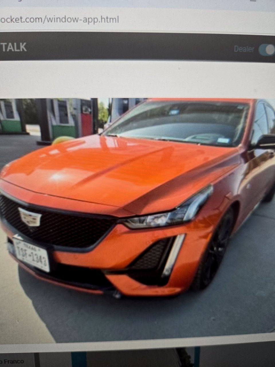 Used 2022 Cadillac CT5 Sport w/ LPO, ONYX Package RWD image 2
