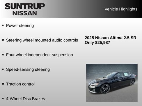 Used 2025 Nissan Altima 2.5 SR FWD image 8
