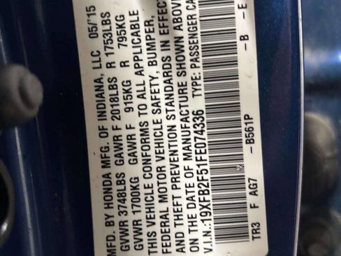 Used 2015 Honda Civic LX image 37