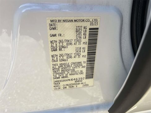 Certified 2023 Nissan Frontier PRO-4X w/ Technology Package image 11