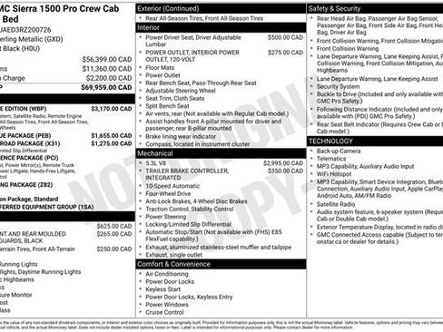 Used 2024 GMC Sierra 1500 Pro w/ Graphite Edition AWD/4WD image 5
