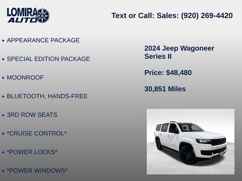 Used 2024 Jeep Wagoneer Series II AWD/4WD image 21