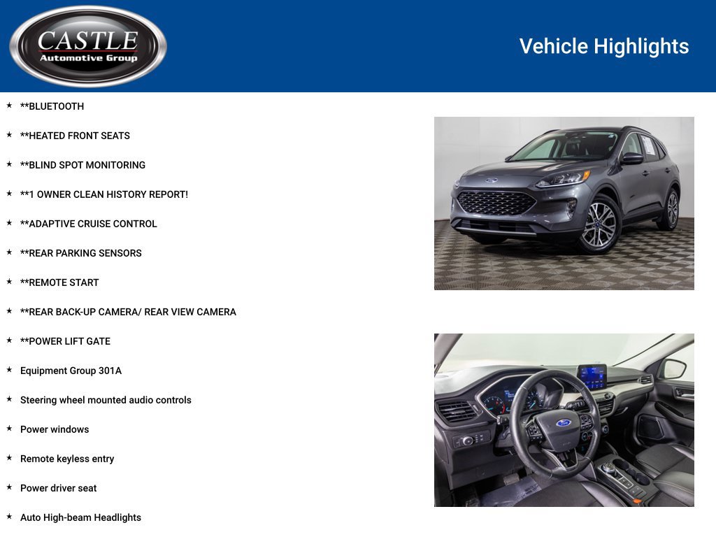 Used 2021 Ford Escape SEL FWD image 3