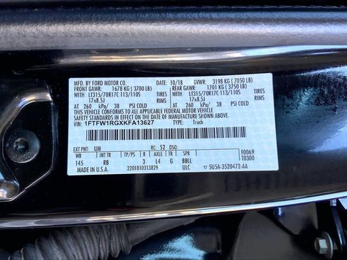 Used 2019 Ford F150 Raptor w/ Equipment Group 802A Luxury image 33