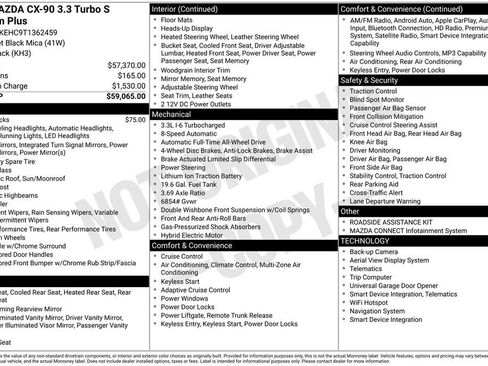 New 2026 MAZDA CX-90 3.3 Turbo S w/ Premium Plus image 6