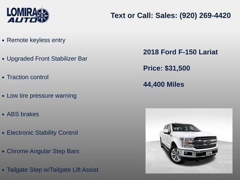 Used 2018 Ford F150 Lariat AWD/4WD image 33