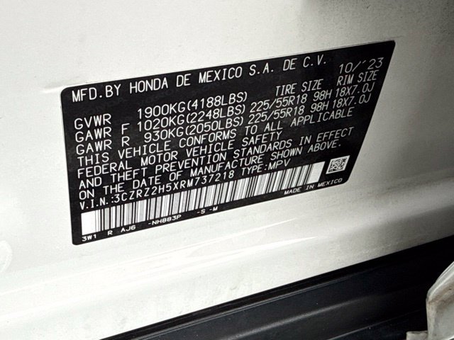Certified 2024 Honda HR-V Sport image 24
