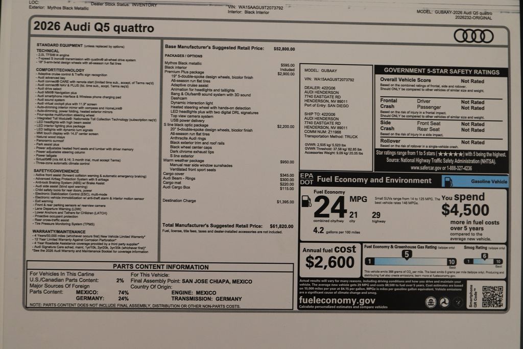 New 2026 Audi Q5 Premium Plus AWD/4WD image 33