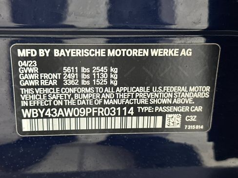 Certified 2023 BMW i4 eDrive35 w/ Premium Package RWD image 20