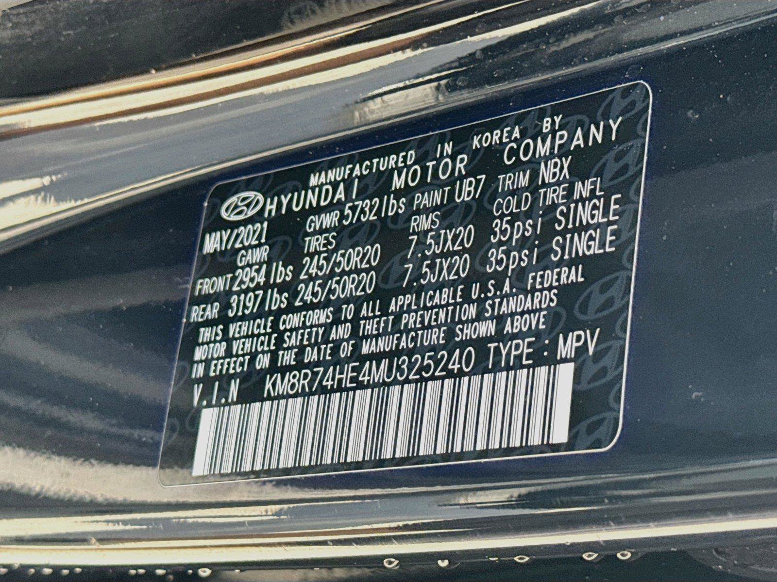 Used 2021 Hyundai Palisade Calligraphy w/ Cargo Package FWD image 32