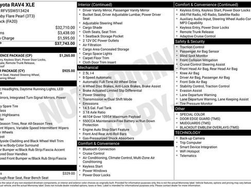 Certified 2025 Toyota RAV4 XLE w/ Convenience Package AWD/4WD image 21
