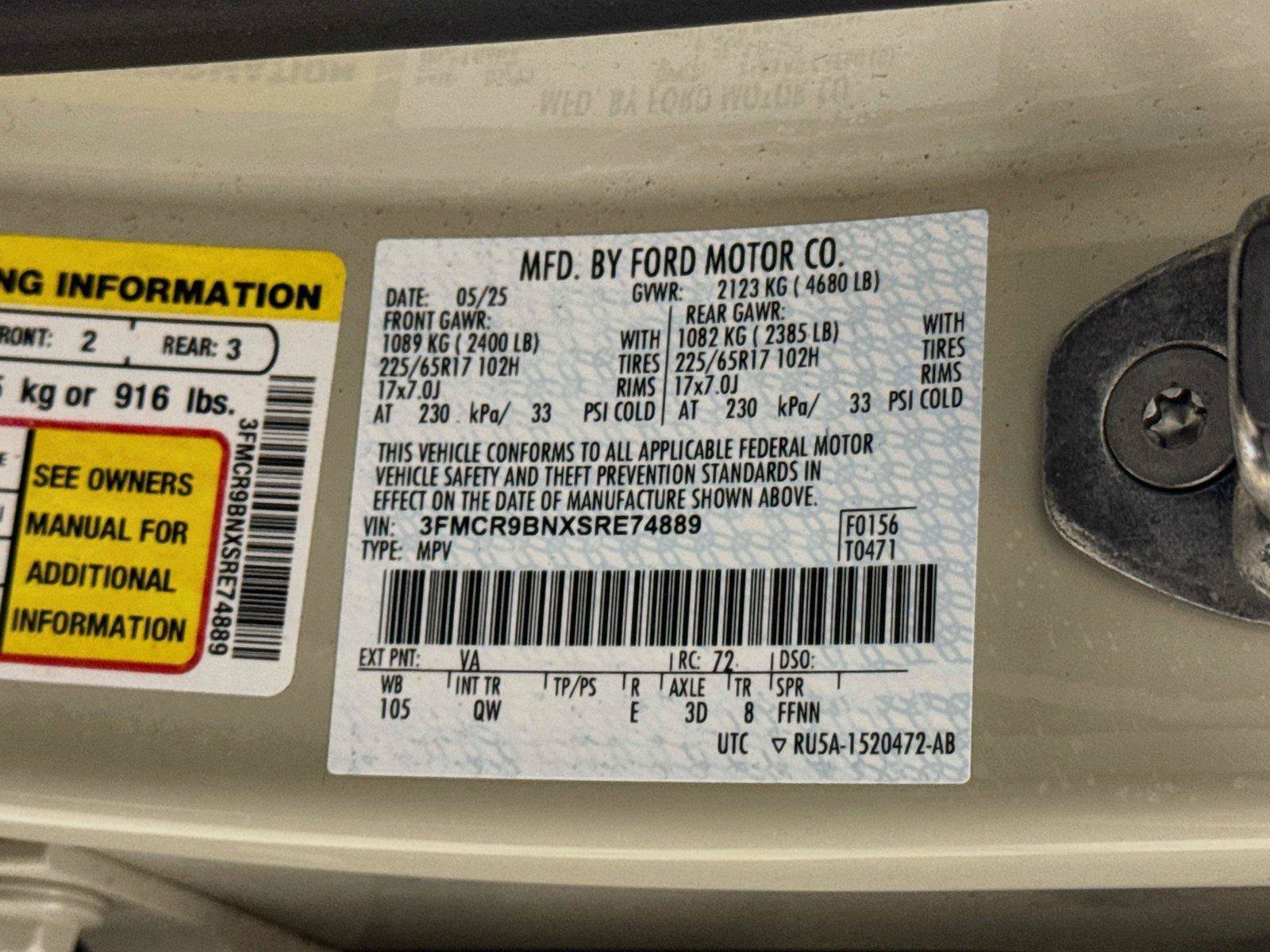 Used 2025 Ford Bronco Sport Big Bend AWD/4WD image 28