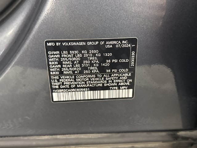 Used 2024 Volkswagen Atlas SEL AWD/4WD image 28
