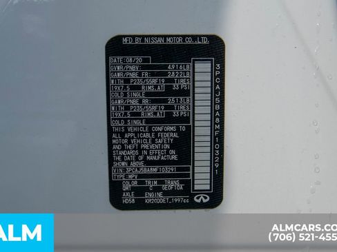 Used 2021 INFINITI QX50 Luxe w/ Cargo Package image 42