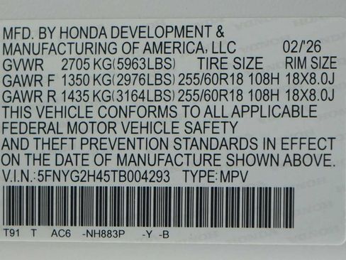 Certified 2026 Honda Pilot EX-L image 29