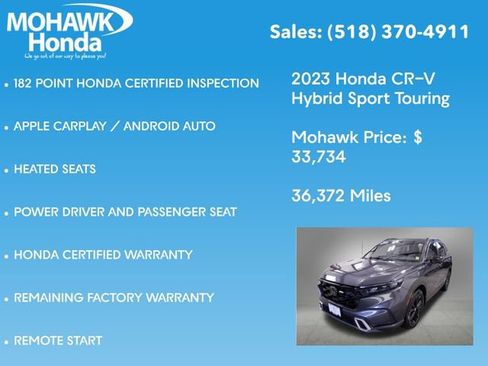 Certified 2023 Honda CR-V Sport Touring image 16