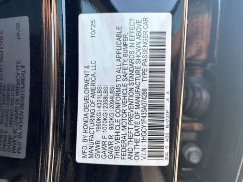 Used 2025 Honda Accord SE image 21