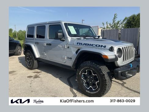 Used 2023 Jeep Wrangler Unlimited Rubicon 4xe w/ Steel Bumper Group AWD/4WD image 1