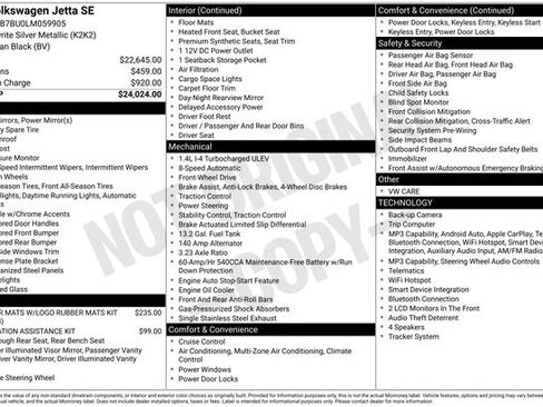 Used 2020 Volkswagen Jetta SE FWD image 17