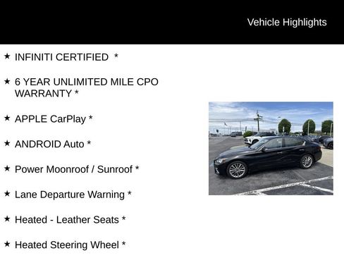 Certified 2022 INFINITI Q50 Luxe w/ Cargo Package AWD/4WD image 11