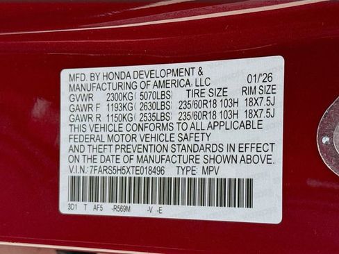 New 2026 Honda CR-V Sport image 34