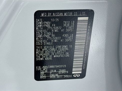 New 2026 INFINITI QX80 Luxe w/ Cargo Package image 44