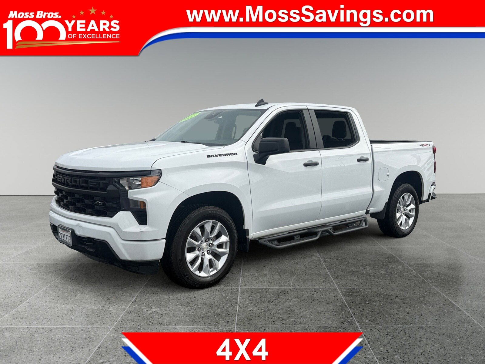 Used 2022 Chevrolet Silverado 1500 Custom w/ LPO, Dark Essentials Package AWD/4WD image 1