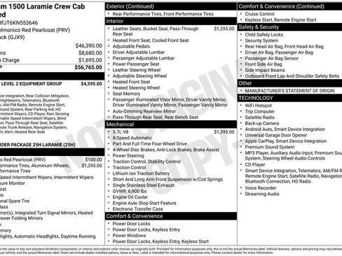 Used 2019 RAM 1500 Laramie AWD/4WD image 6
