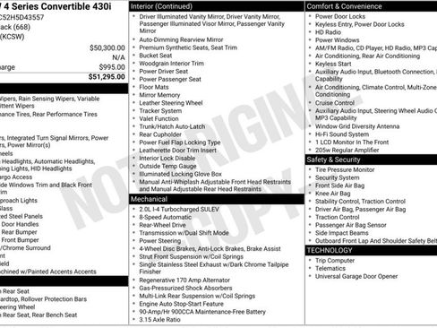 Used 2017 BMW 430i Convertible image 29