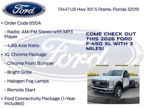 New 2026 Ford F450 XL w/ XL Chrome Package image 15