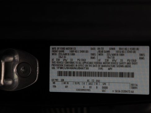 Certified 2022 Ford Escape SEL image 41