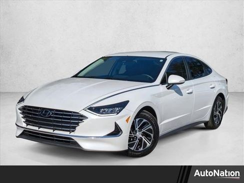 Used 2022 Hyundai Sonata Blue image 1