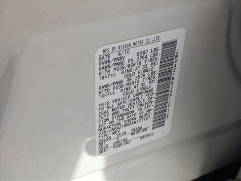 Used 2010 Nissan Murano SL w/ Leather Pkg image 25