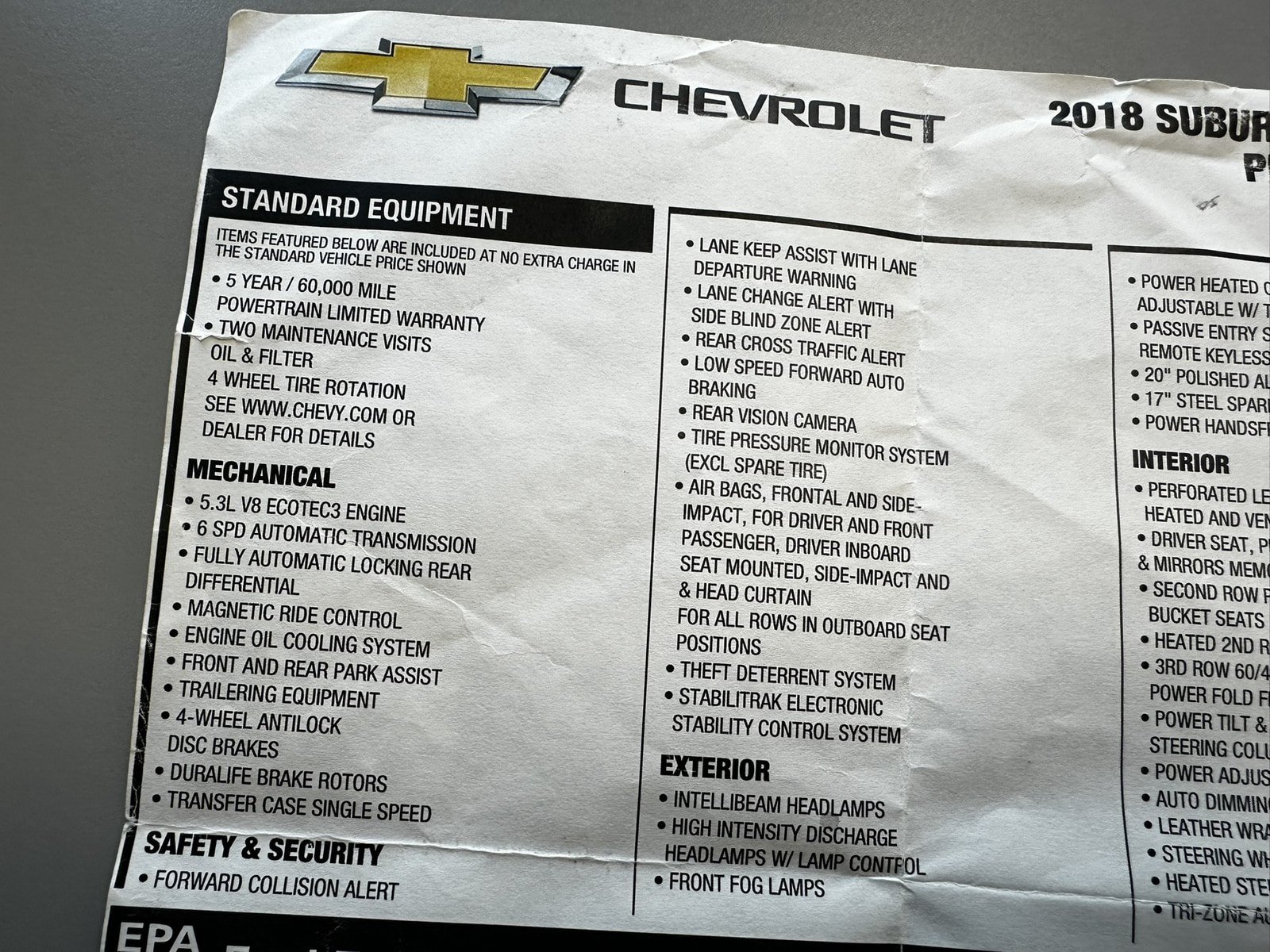Used 2018 Chevrolet Suburban Premier AWD/4WD image 93