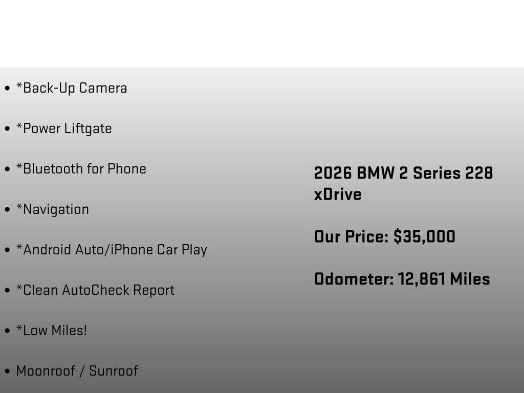 Used 2026 BMW 228i xDrive AWD/4WD image 12