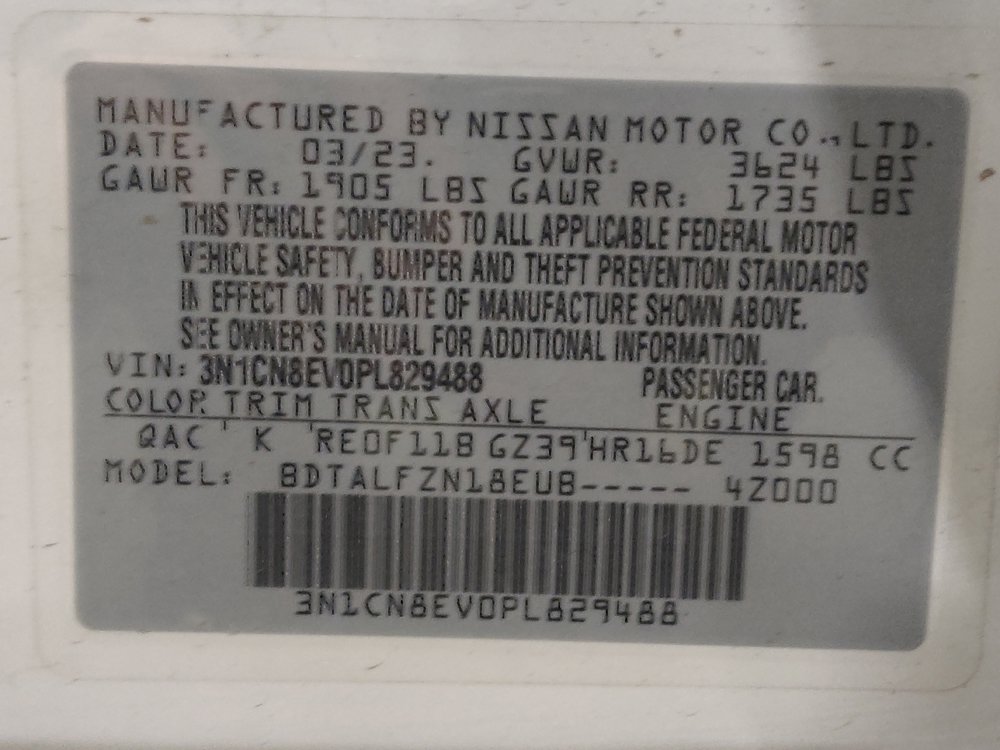 Used 2023 Nissan Versa SV FWD image 33