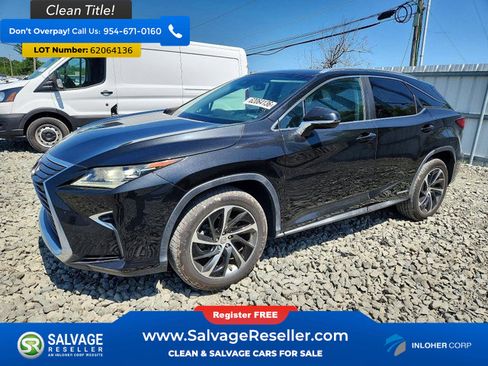 Used 2016 Lexus RX 450h FWD w/ Luxury Package image 1