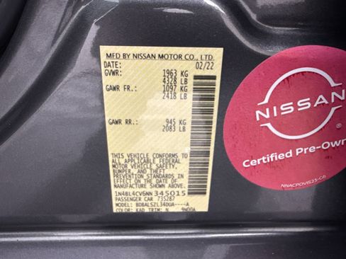 Used 2022 Nissan Altima 2.5 SR FWD image 20